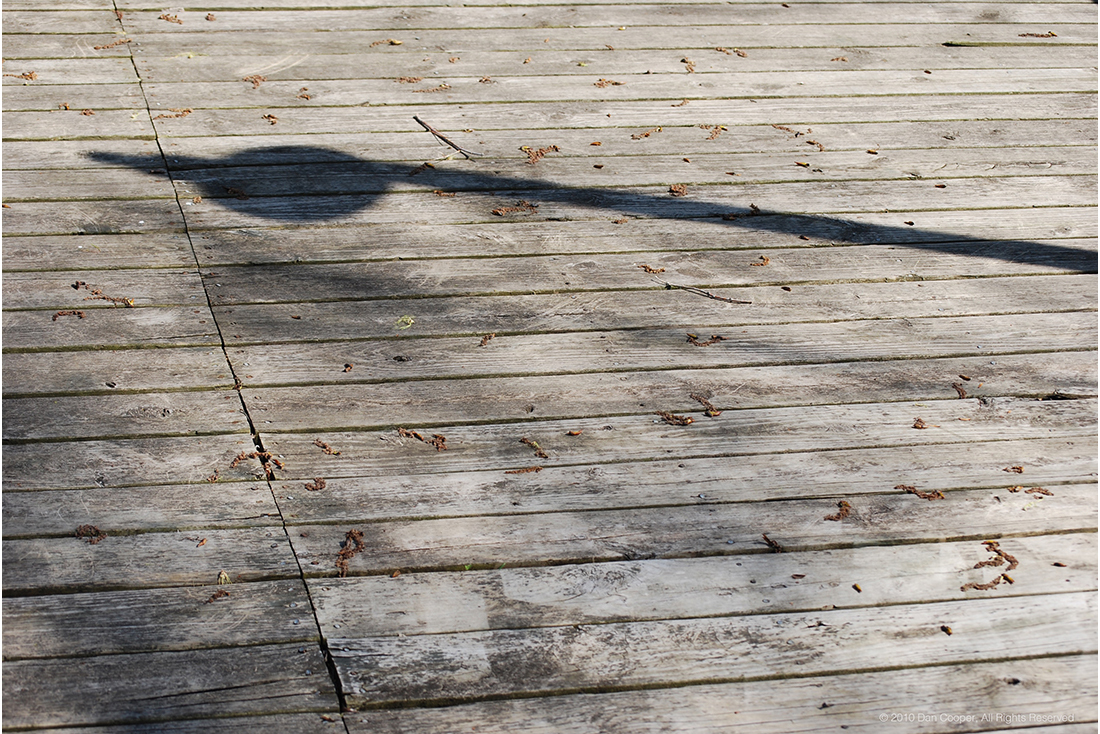 Lamp Shadow on Deck